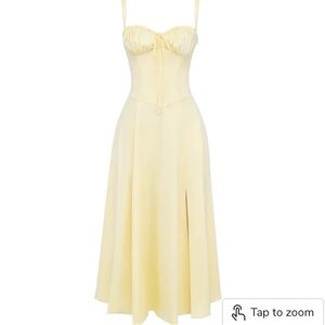 NWT CORSET DRESS *PEACHY*